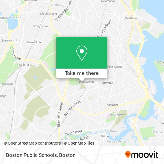 Boston Public Schools map