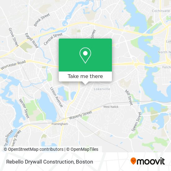 Mapa de Rebello Drywall Construction