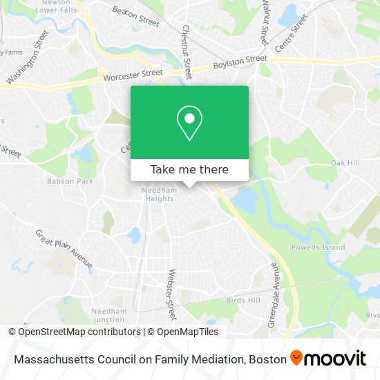 Mapa de Massachusetts Council on Family Mediation