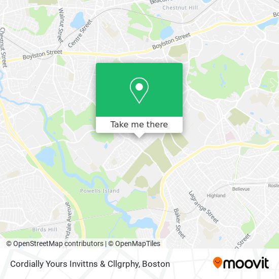 Mapa de Cordially Yours Invittns & Cllgrphy