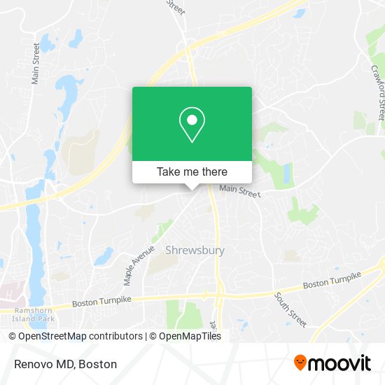 Renovo MD map