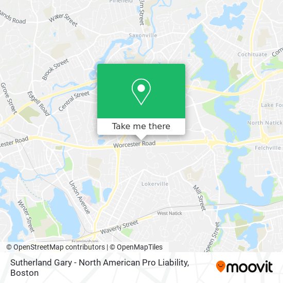 Mapa de Sutherland Gary - North American Pro Liability