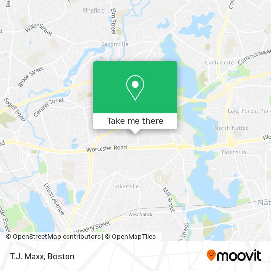 T.J. Maxx map