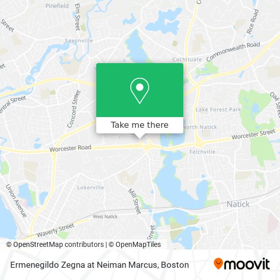 Ermenegildo Zegna at Neiman Marcus map