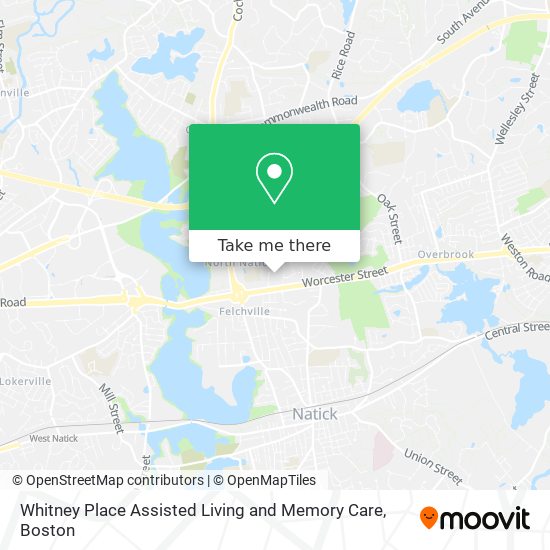 Mapa de Whitney Place Assisted Living and Memory Care