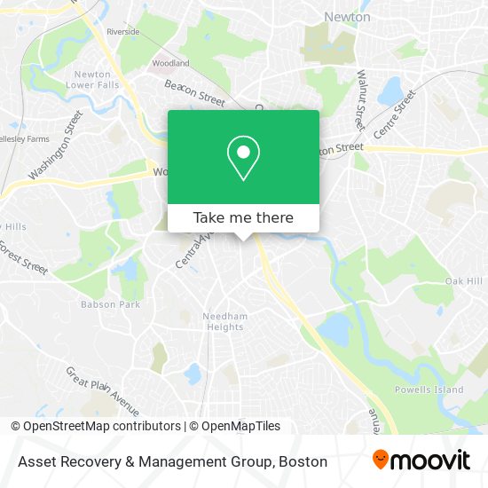 Asset Recovery & Management Group map