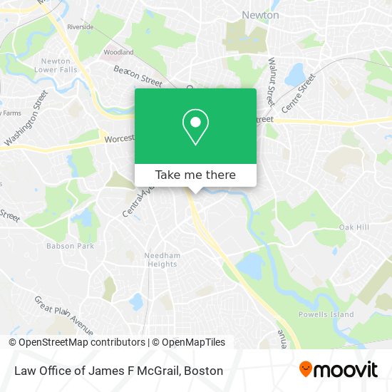 Mapa de Law Office of James F McGrail