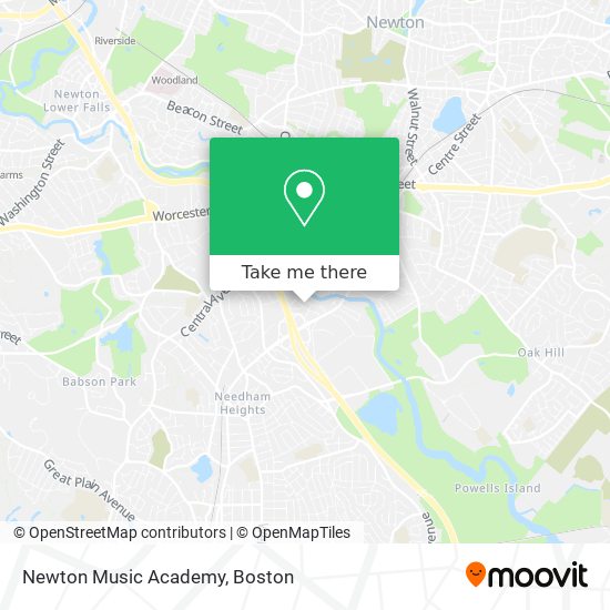 Mapa de Newton Music Academy