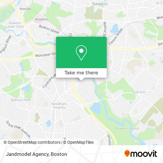 Mapa de Jandmodel Agency