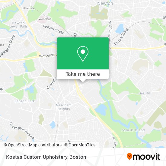 Kostas Custom Upholstery map