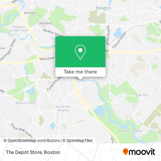 The Depot Store map