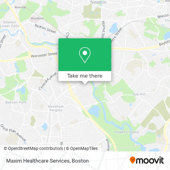 Maxim Healthcare Services map