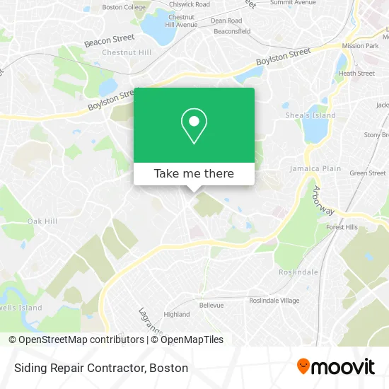 Siding Repair Contractor map