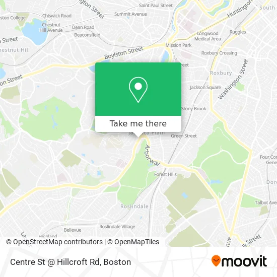 Centre St @ Hillcroft Rd map