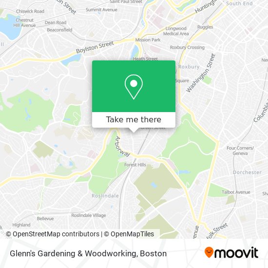 Glenn's Gardening & Woodworking map