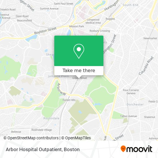 Arbor Hospital Outpatient map