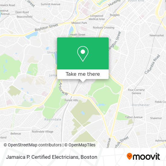 Jamaica P. Certified Electricians map