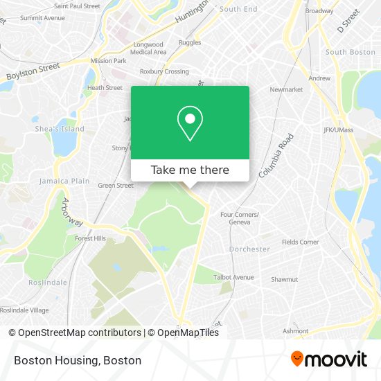Boston Housing map