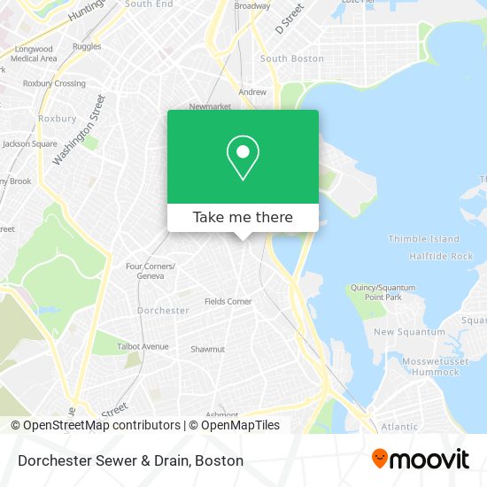 Mapa de Dorchester Sewer & Drain