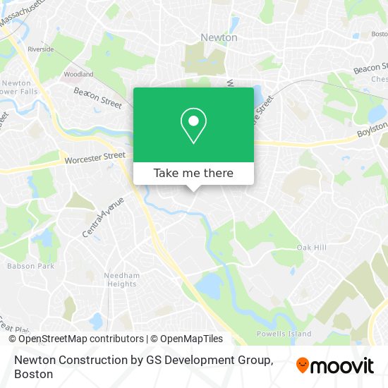 Mapa de Newton Construction by GS Development Group