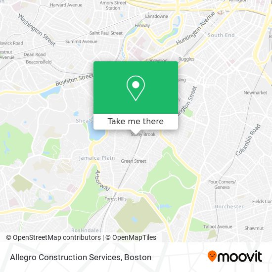 Mapa de Allegro Construction Services