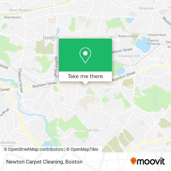 Newton Carpet Cleaning map