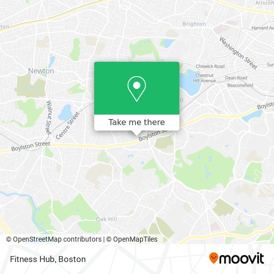 Fitness Hub map