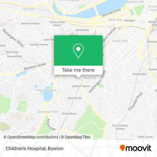 Children's Hospital map