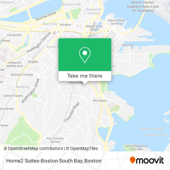 Mapa de Home2 Suites-Boston South Bay