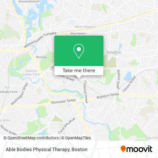 Mapa de Able Bodies Physical Therapy