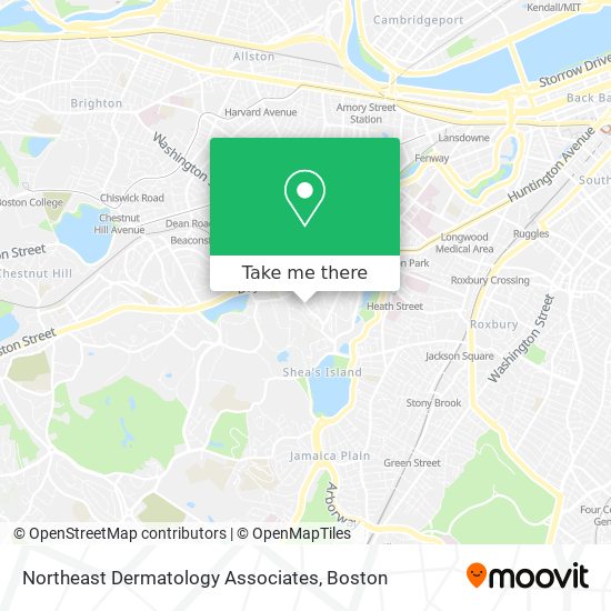 Northeast Dermatology Associates map