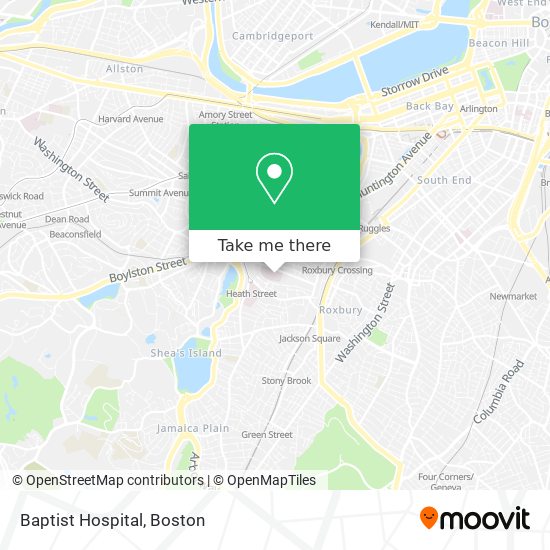 Baptist Hospital map