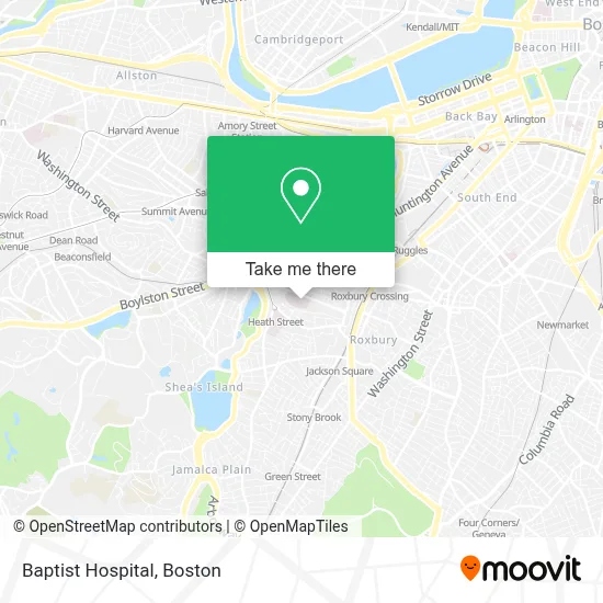 Baptist Hospital map