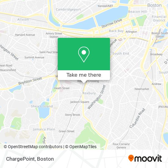 ChargePoint map