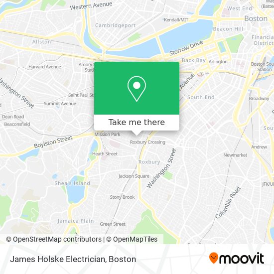 James Holske Electrician map