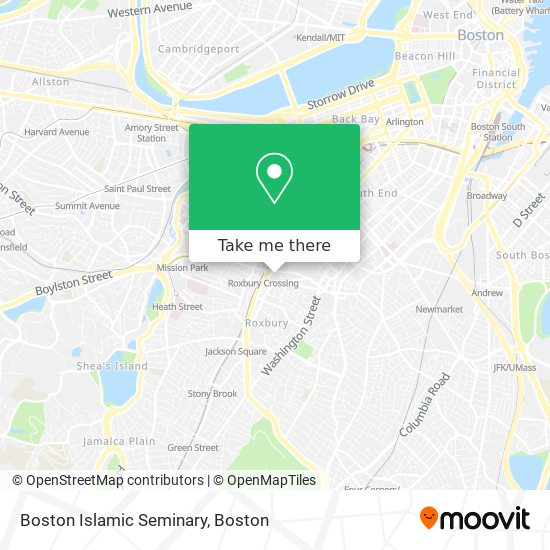 Boston Islamic Seminary map
