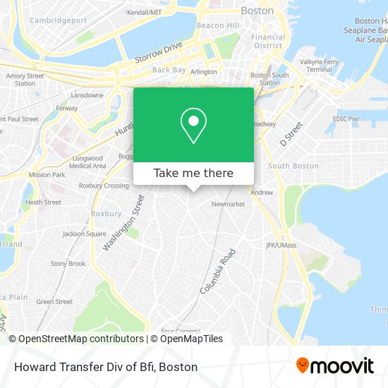 Mapa de Howard Transfer Div of Bfi