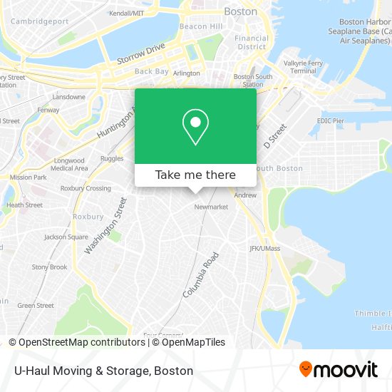 U-Haul Moving & Storage map