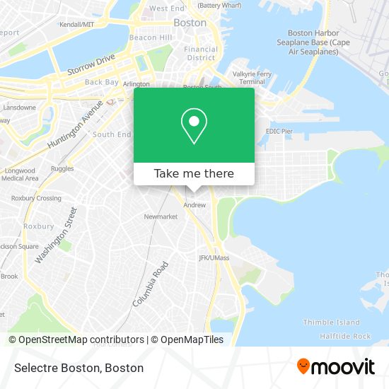 Mapa de Selectre Boston
