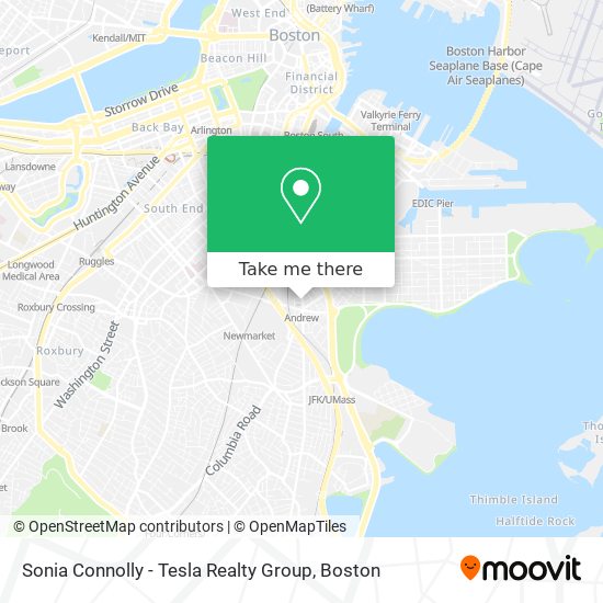 Mapa de Sonia Connolly - Tesla Realty Group