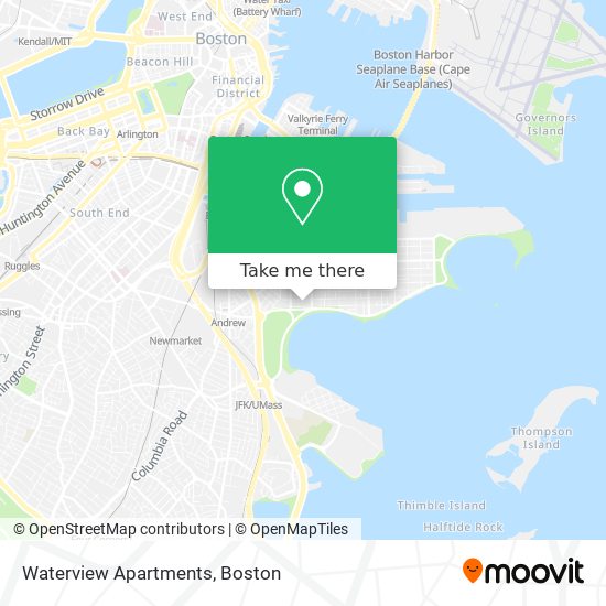 Mapa de Waterview Apartments