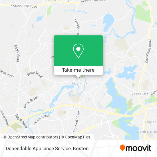 Mapa de Dependable Appliance Service