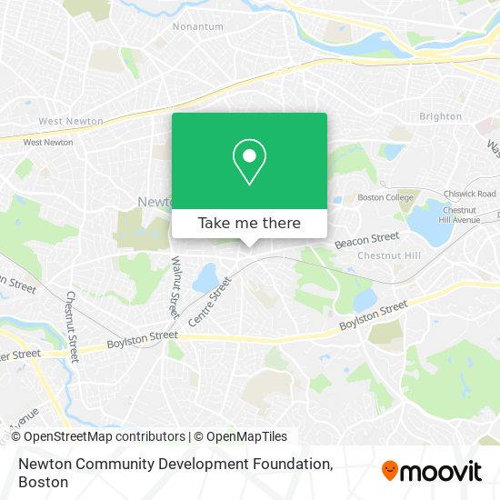 Newton Community Development Foundation map