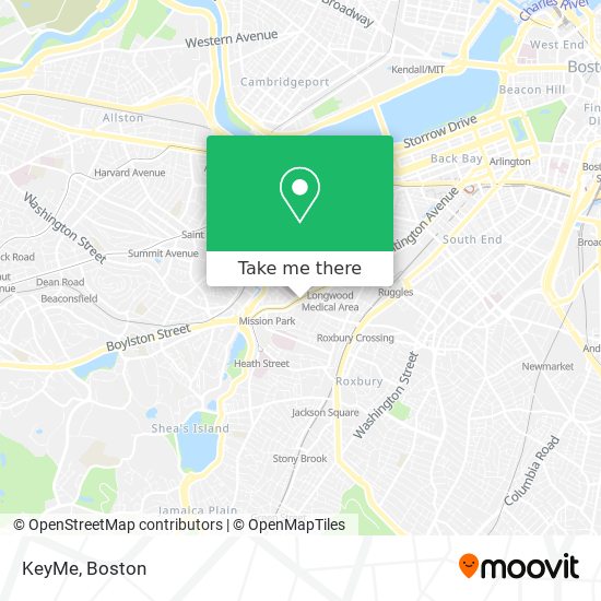 KeyMe map