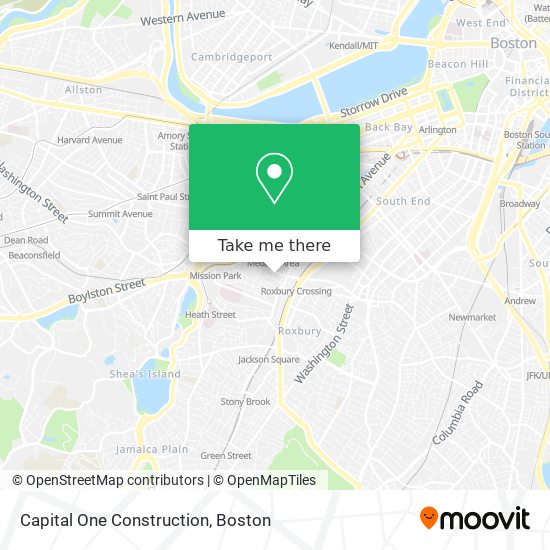 Mapa de Capital One Construction