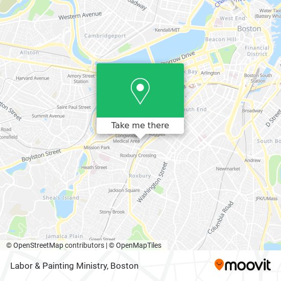 Mapa de Labor & Painting Ministry