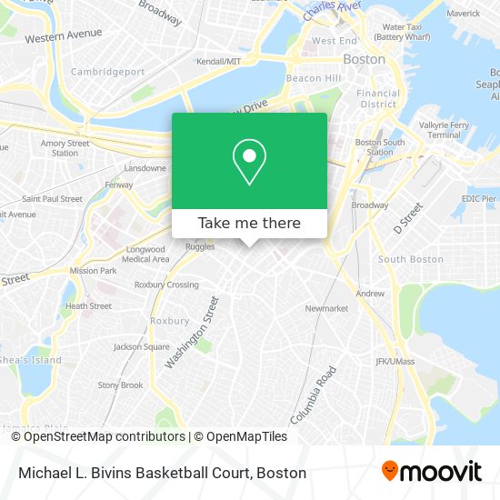 Michael L. Bivins Basketball Court map