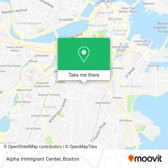 Alpha Immigrant Center map