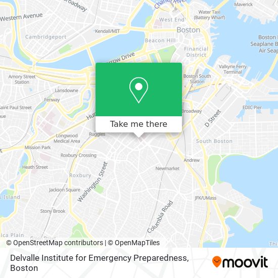 Delvalle Institute for Emergency Preparedness map