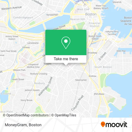 MoneyGram map